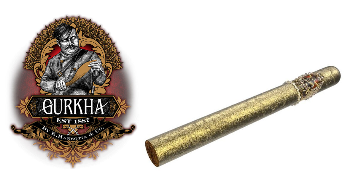 Rouler un cigare avec de l'or et des diamants ? Voici le Cigar Gurkha Royal Courtesan 