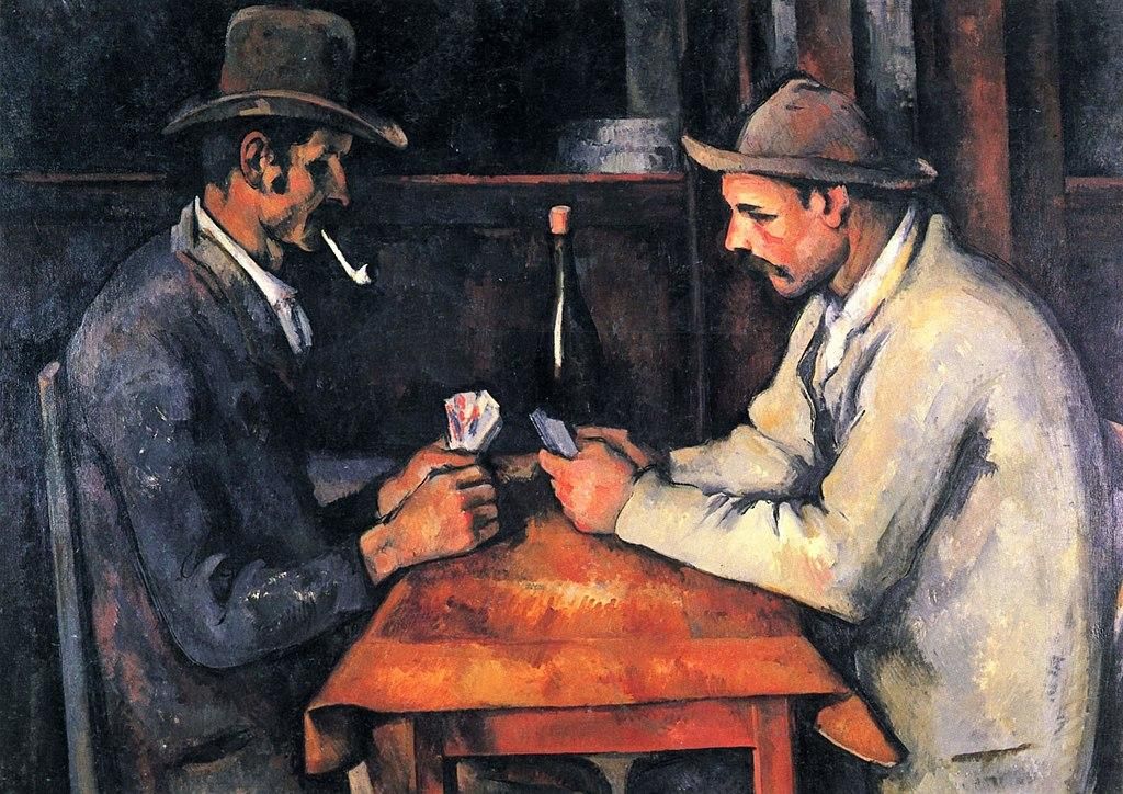 Le tableau le plus cher au monde :  « Joueurs de cartes » , Paul Cézanne (1895)