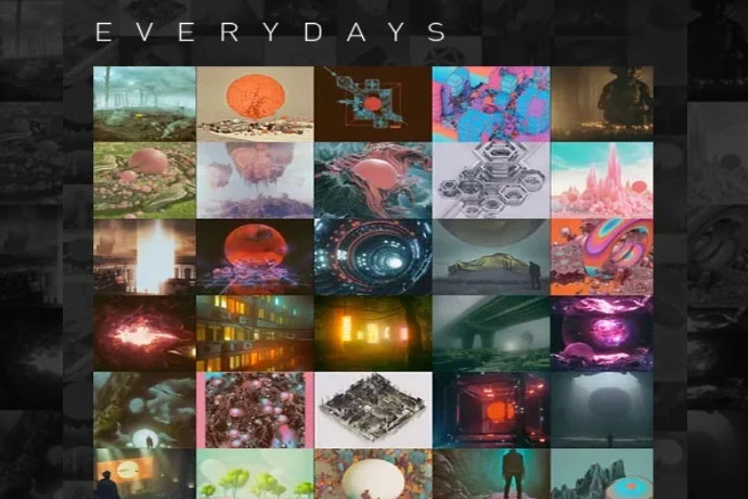 "Everydays", l'œuvre numérique battant tous les records