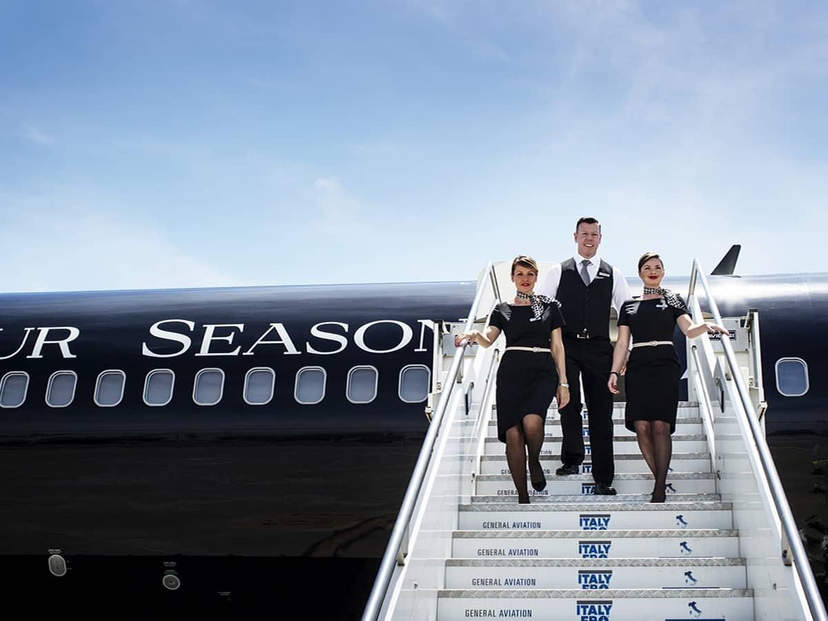 Le voyage en jet privé Four Seasons Uncharted Discovery 2023