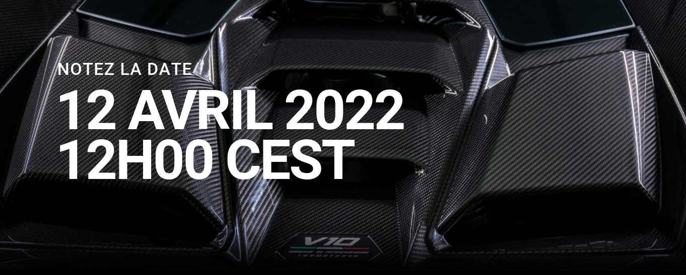 La toute nouvelle Lamborghini est en route