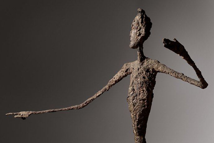 "L'Homme au Doigt", l'œuvre qui pointe vers l'éternité