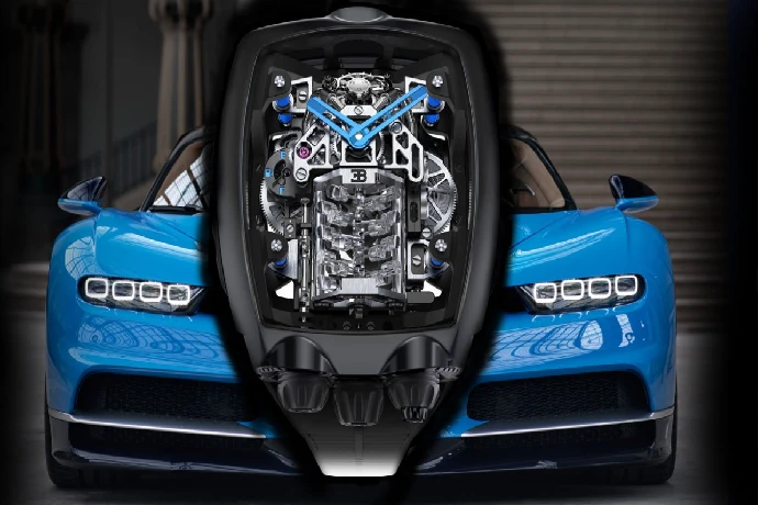 Jacob and Co & Bugatti pour “Bugatti Chiron Tourbillon”